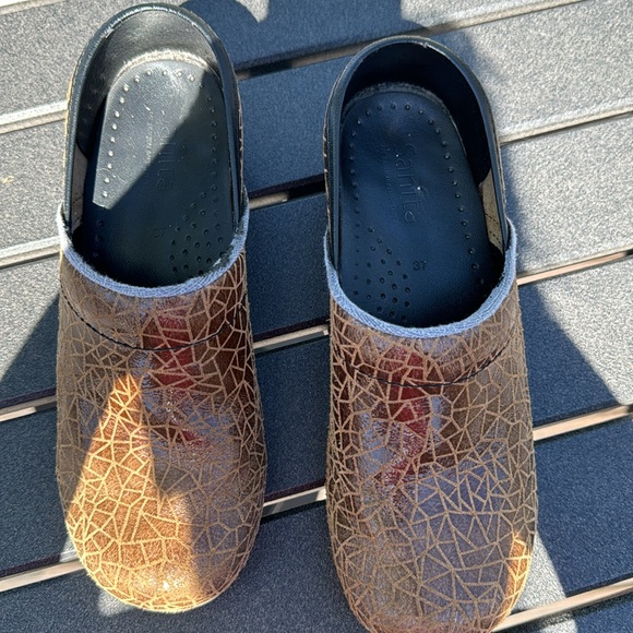 Sanita leather clogs size 37 - Picture 4 of 5